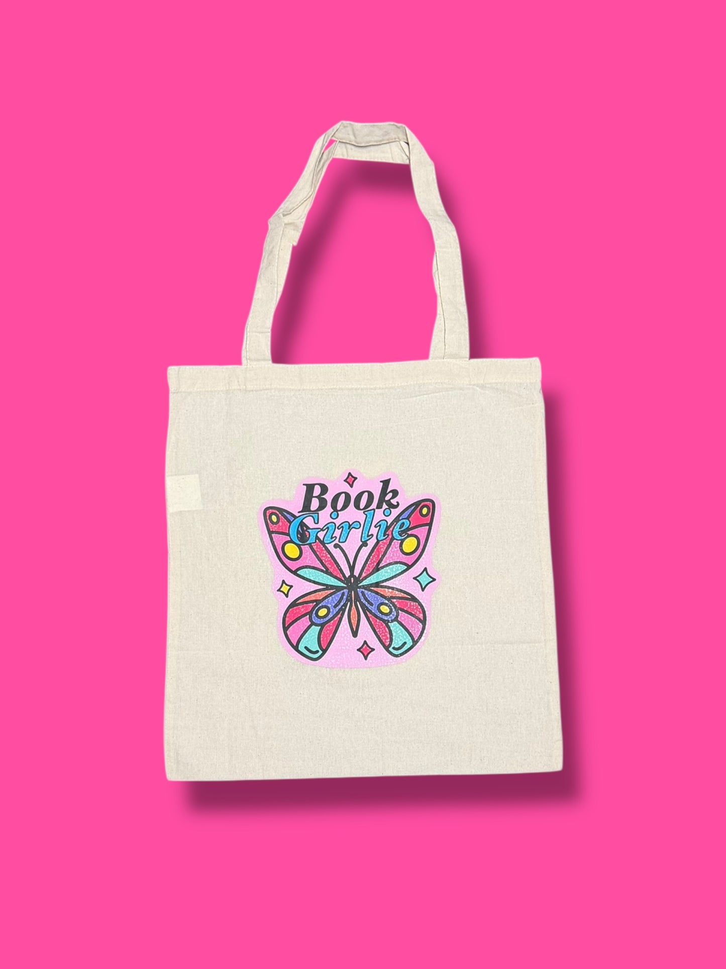 Book Girlie Cotton Tote Bag
