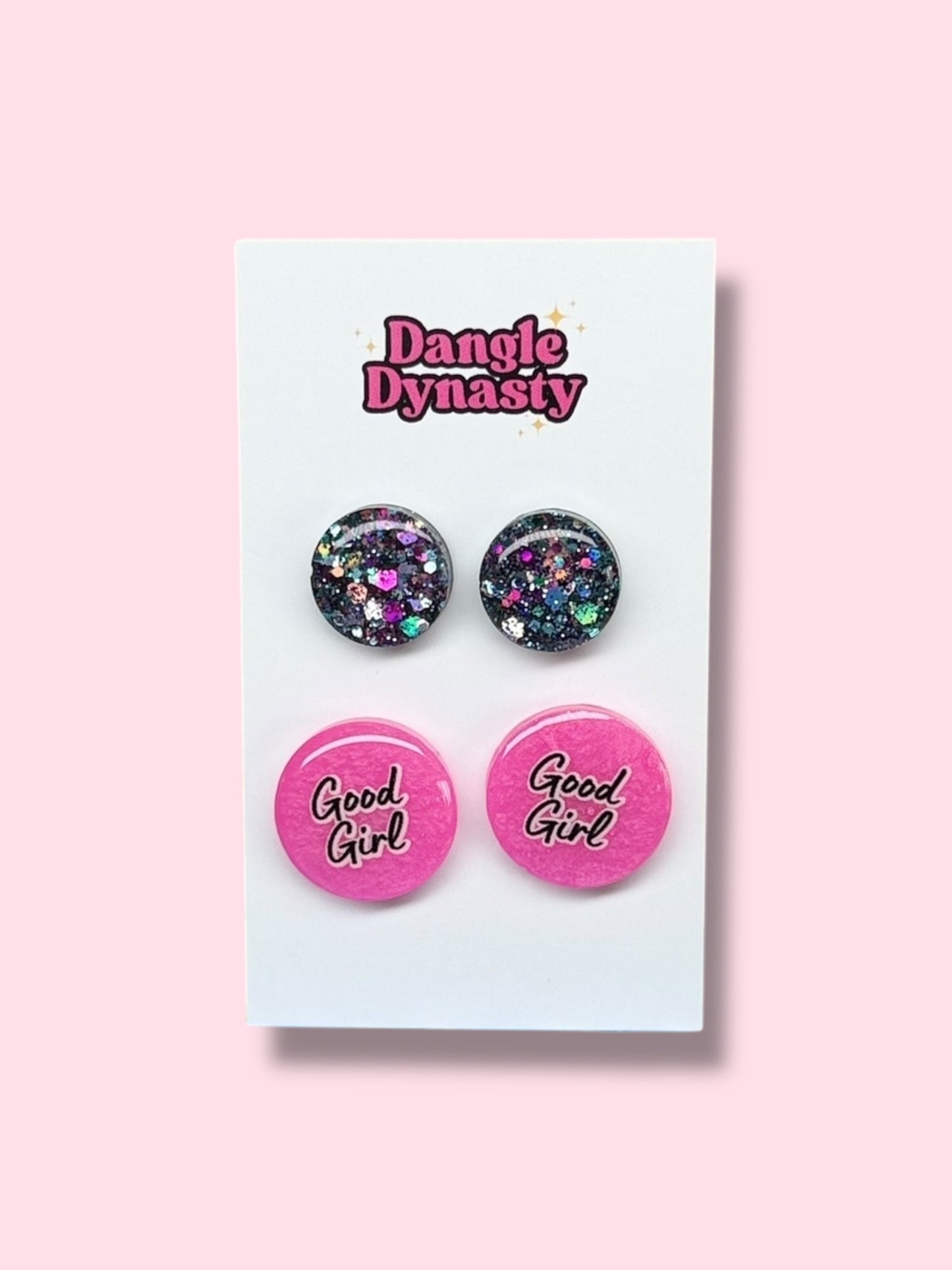 Resin Stud Twin Pack - Good Girl #5