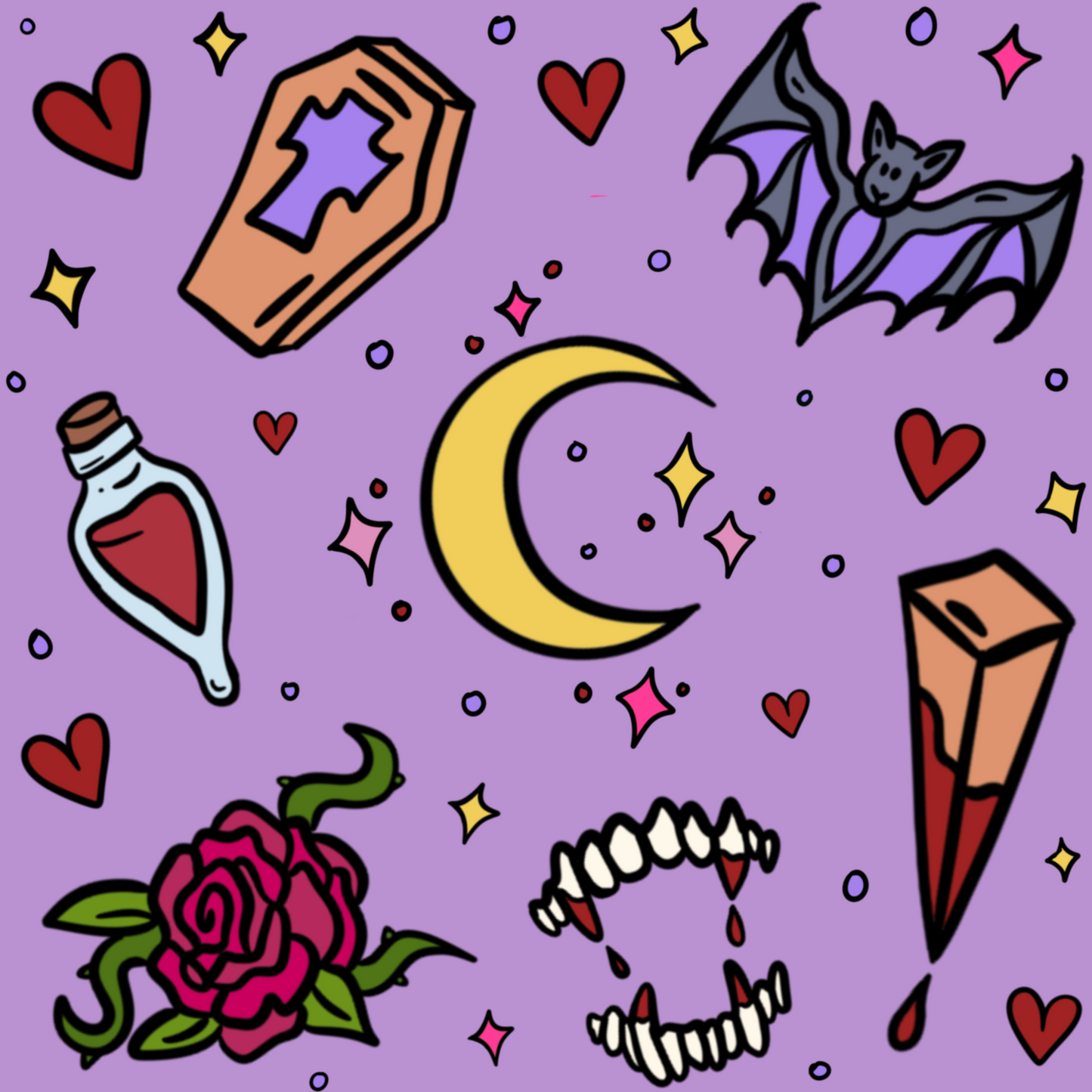 Monster Romance Magnetic Bookmark