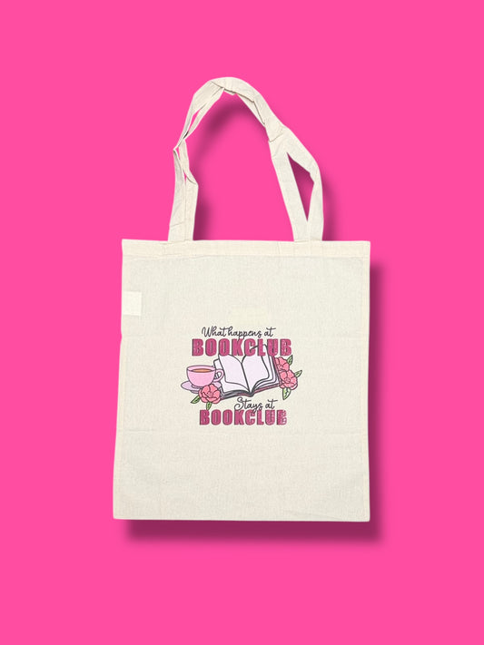 Book Club Cotton Tote Bag