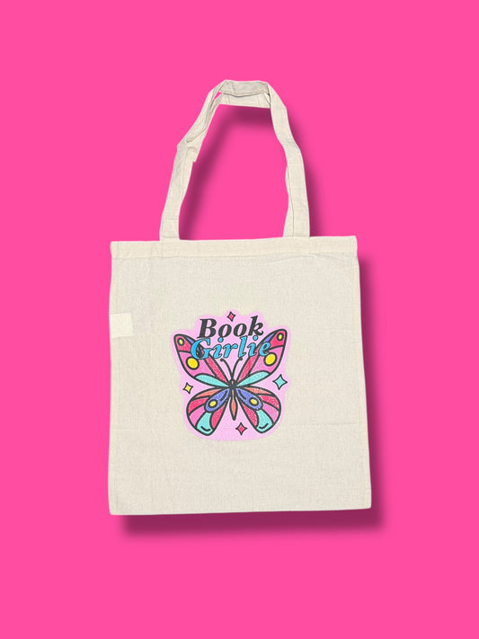 Book Girlie Cotton Tote Bag