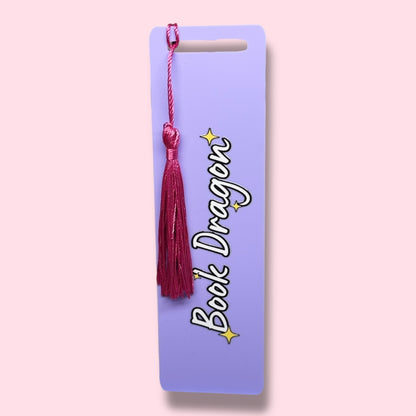 Book Dragon Acrylic Bookmark