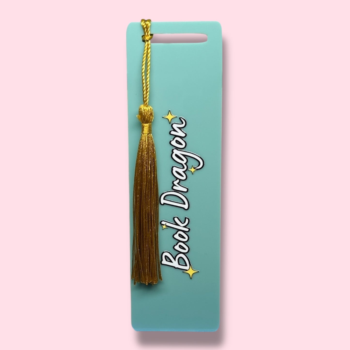 Book Dragon Acrylic Bookmark