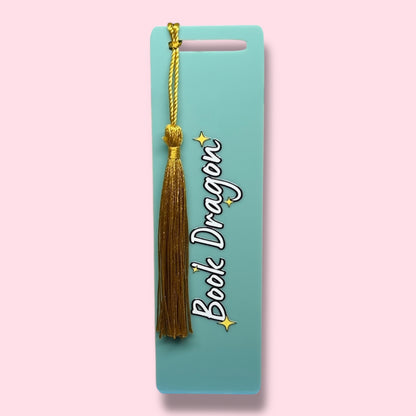 Book Dragon Acrylic Bookmark