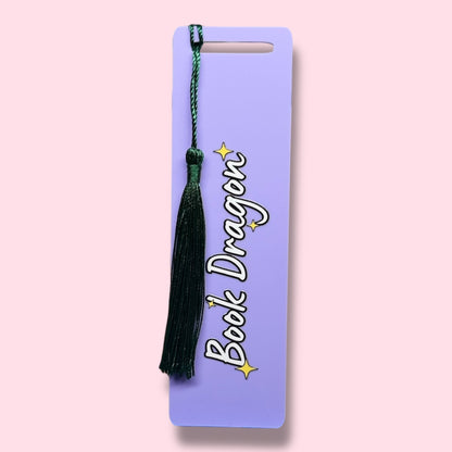 Book Dragon Acrylic Bookmark