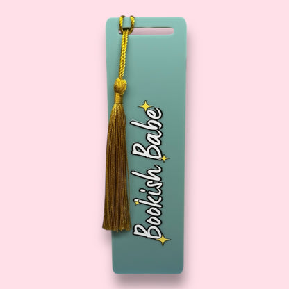 Bookish Babe Acrylic Bookmark