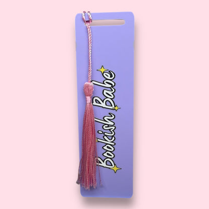 Bookish Babe Acrylic Bookmark