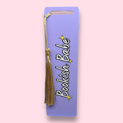 Bookish Babe Acrylic Bookmark