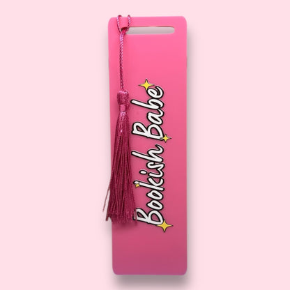 Bookish Babe Acrylic Bookmark