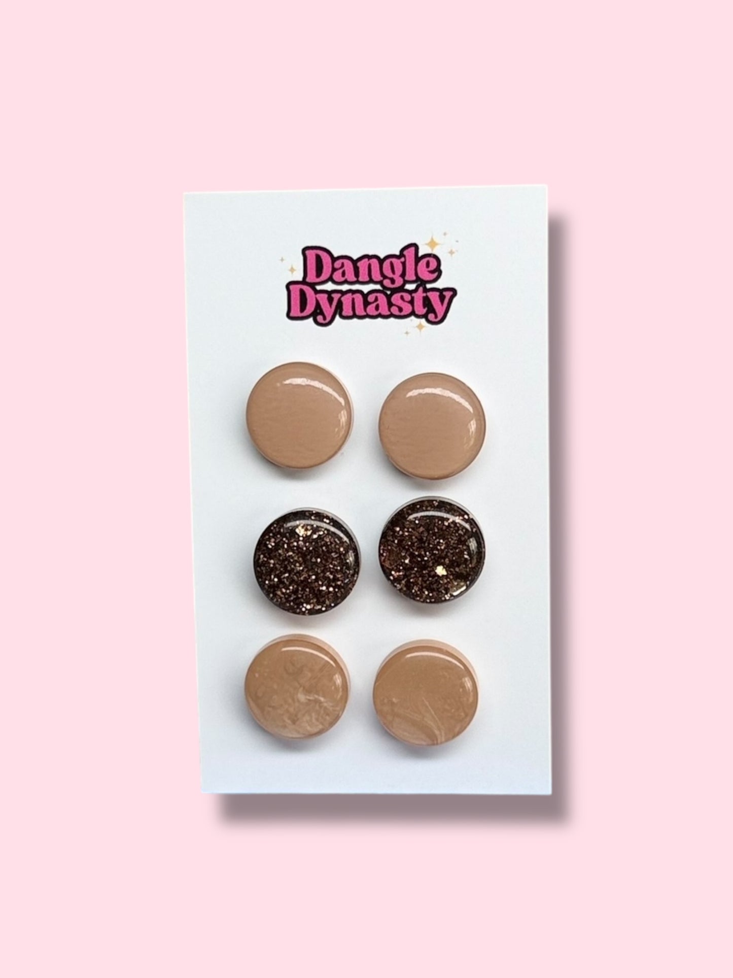 3 Pack Resin Studs - #2