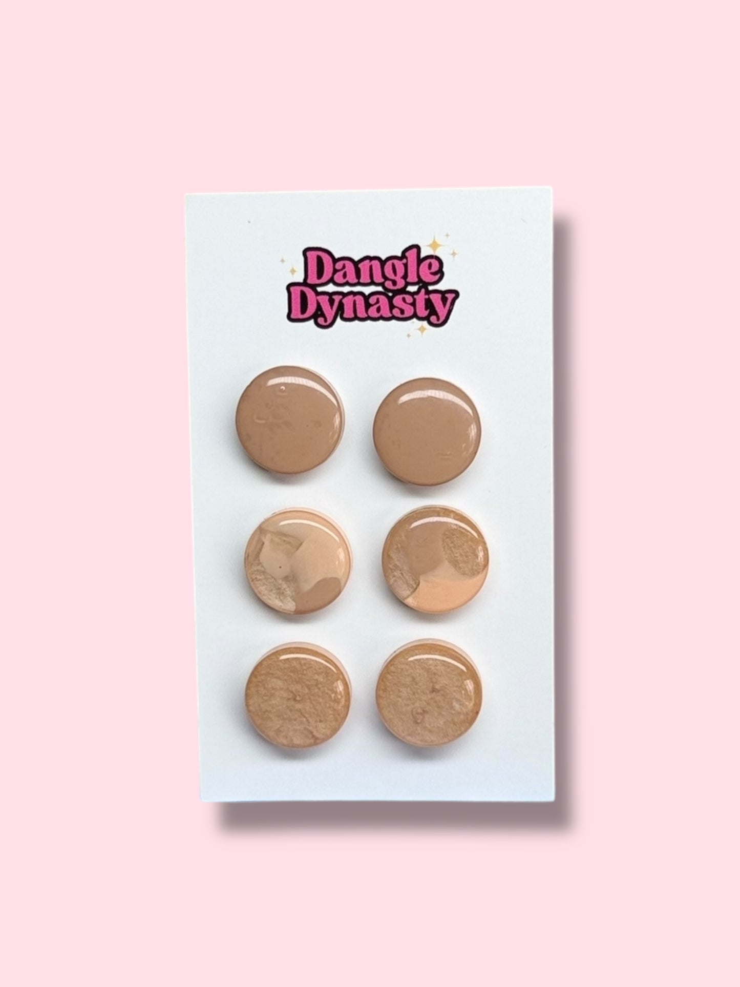 3 Pack Resin Studs - #5
