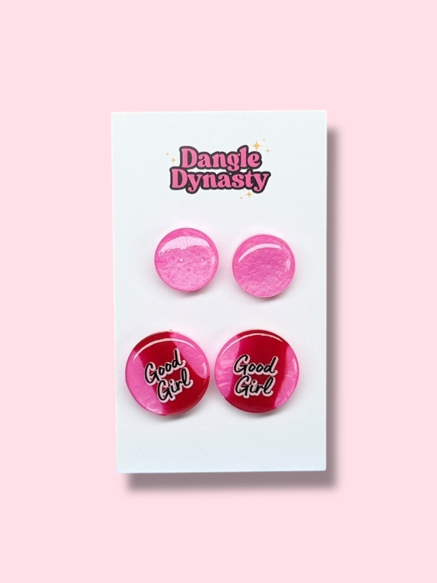 Resin Stud Twin Pack - Good Girl #3