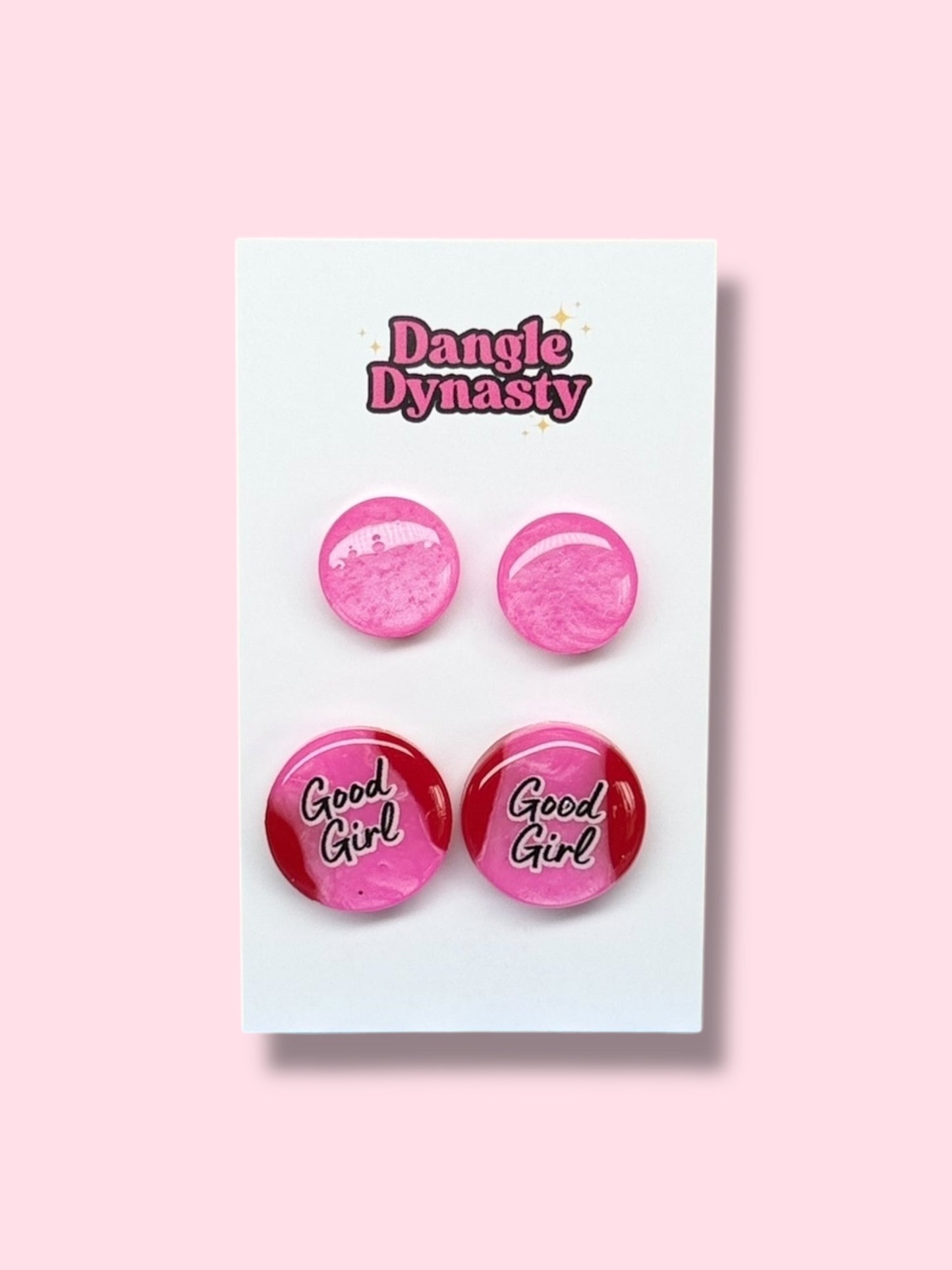 Resin Stud Twin Pack - Good Girl #3