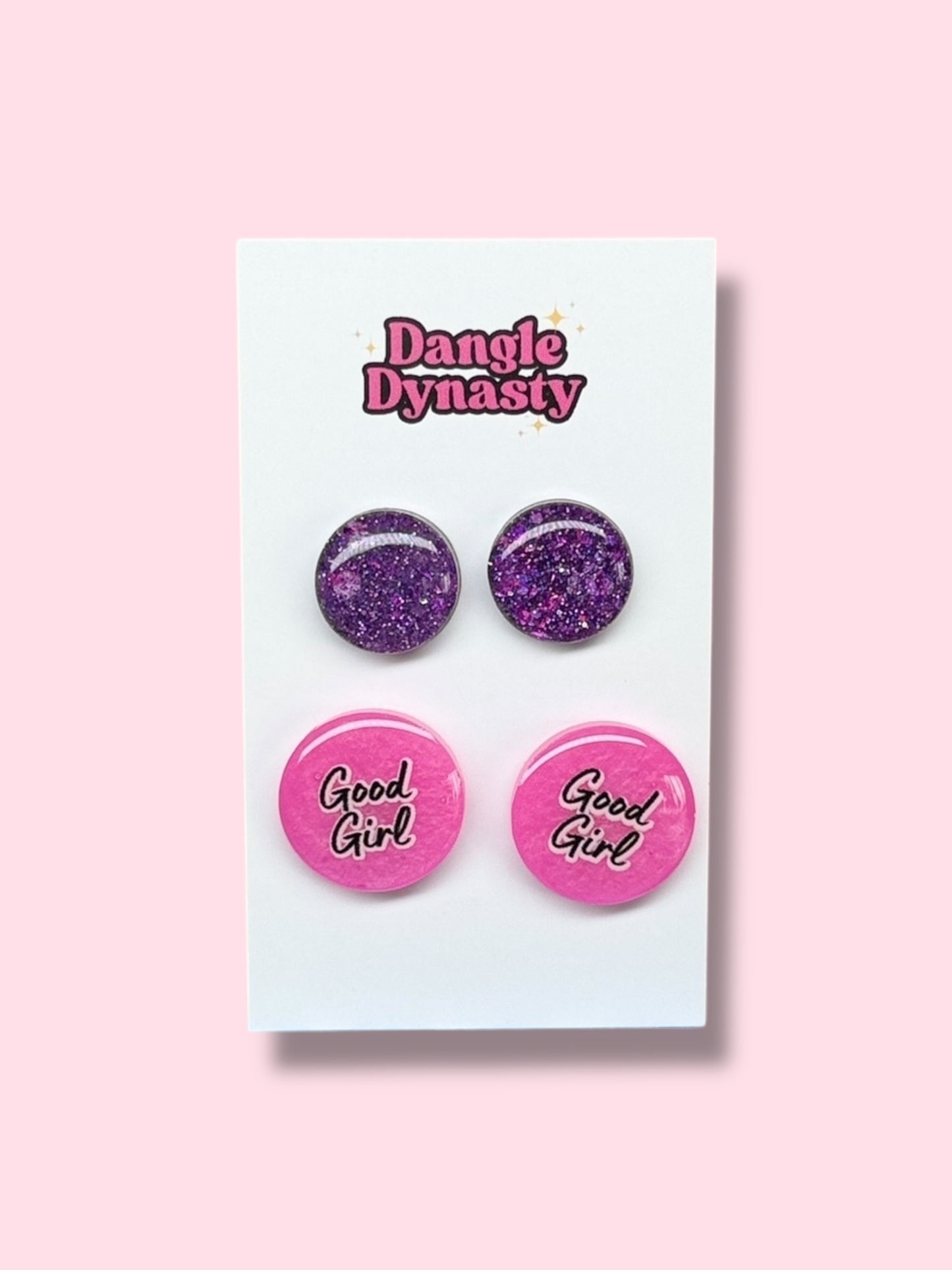 Resin Stud Twin Pack - Good Girl #2
