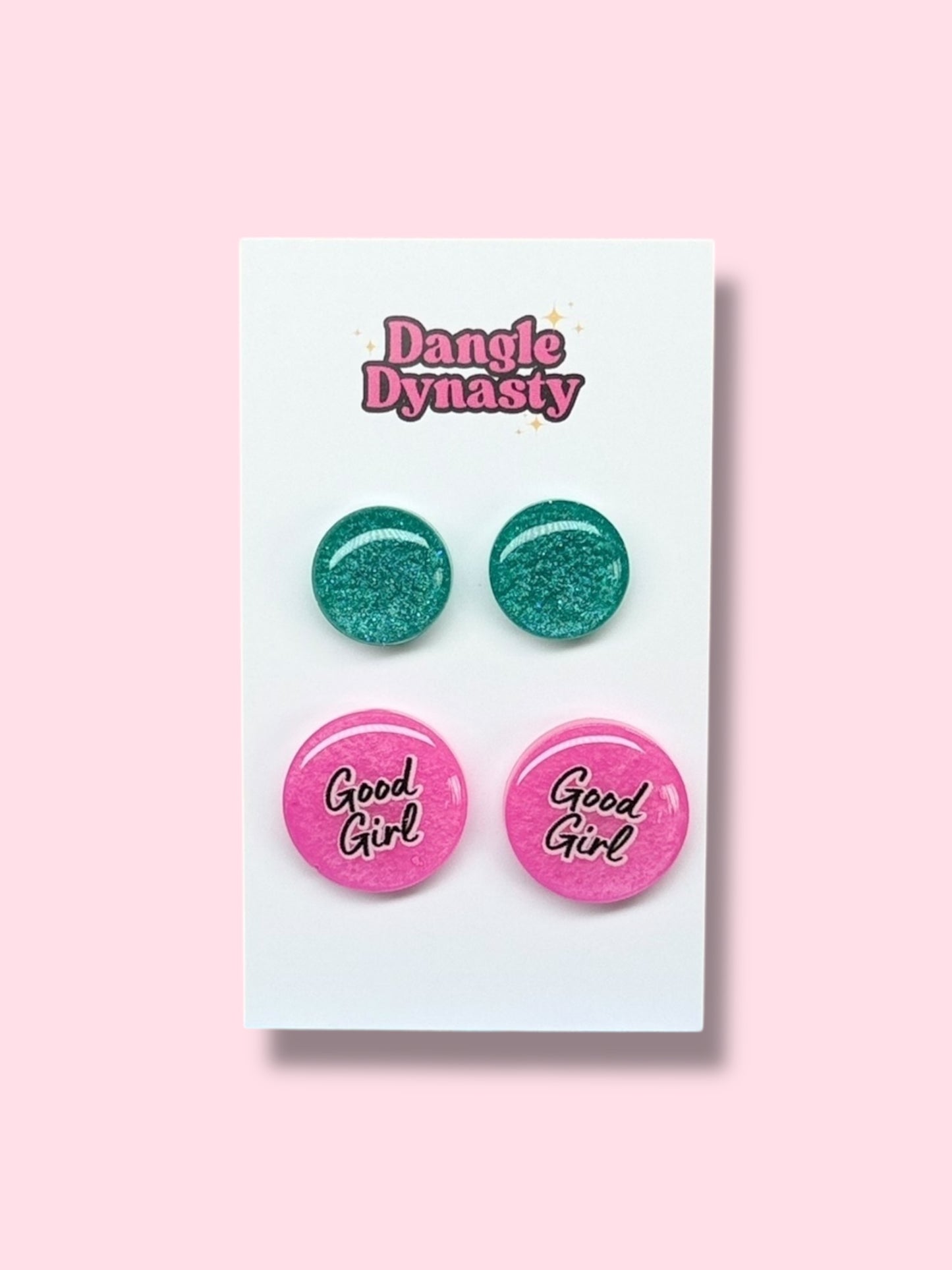 Resin Stud Twin Pack - Good Girl #4